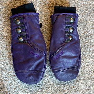 Burton Leather Snowboard Mittens